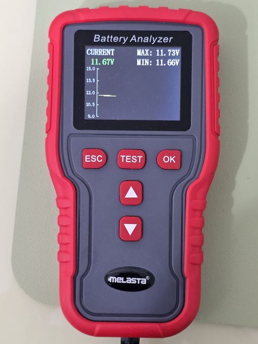 Tester baterie auto 12V/24V Melasta BT200 – 100–2000 CCA