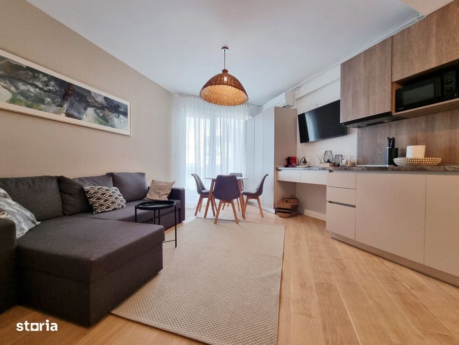 Studio cochet cu vedere la mare, langa nisip