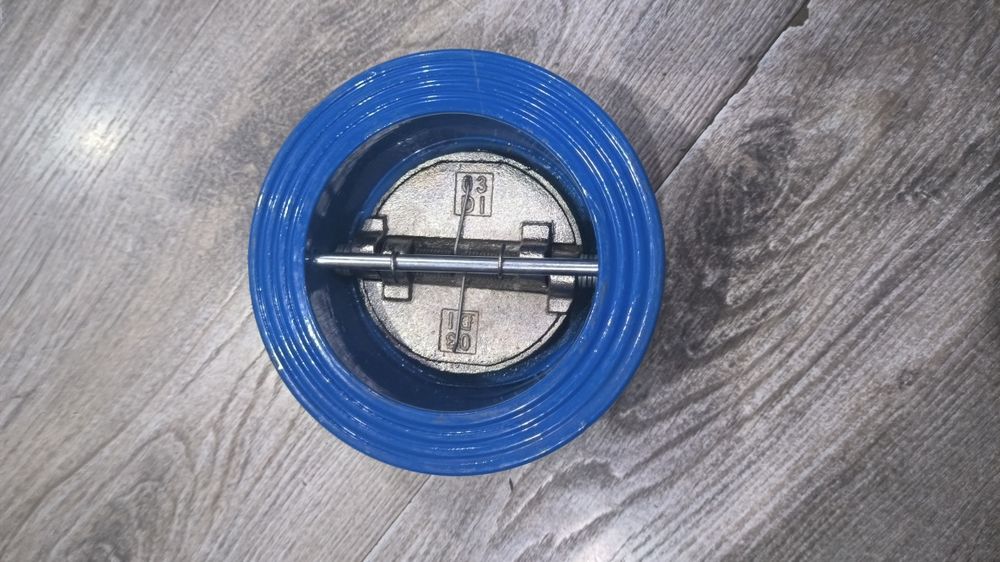 Клапан обратный чугунный 2-х дисковый межфланцевый