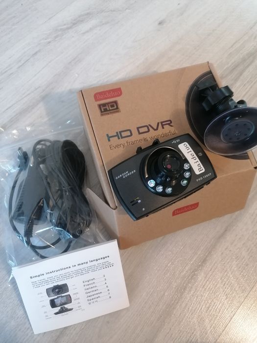 Camera auto full HD, vedere de noapte, nou în cutie