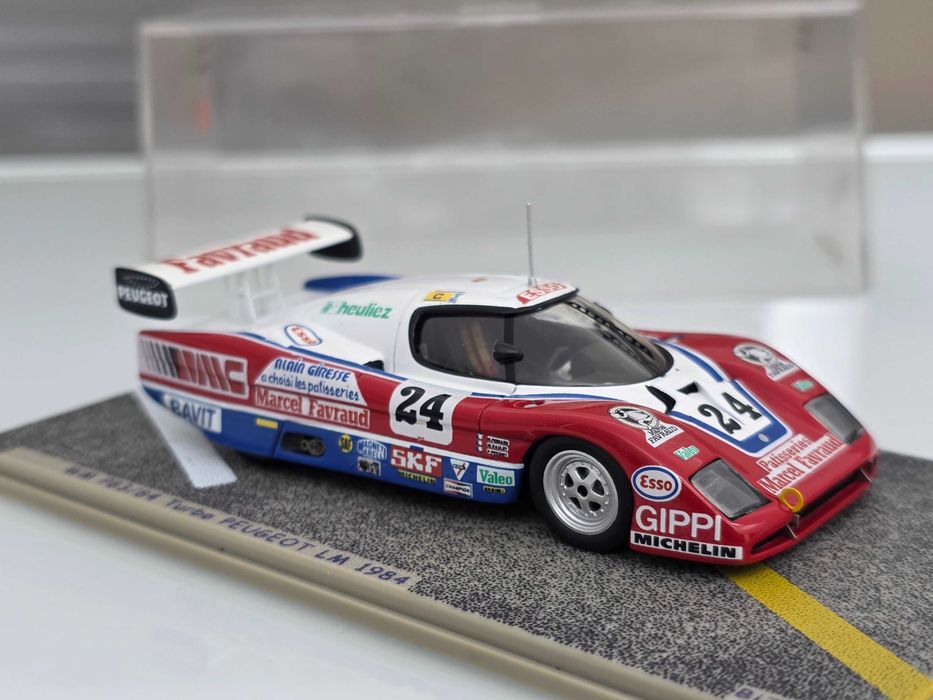 Macheta Auto 1/43 Bizzare By Spark WM P83/84 Turbo Peugeot LM 1984 ...