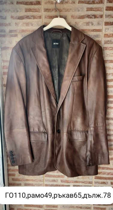 Мъжко ест.кожа сако BOSS