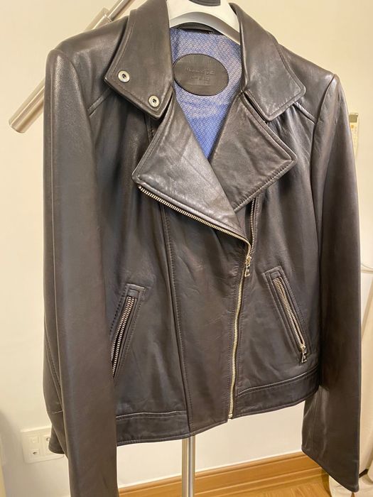 Кожаная курточка Massimo Dutti