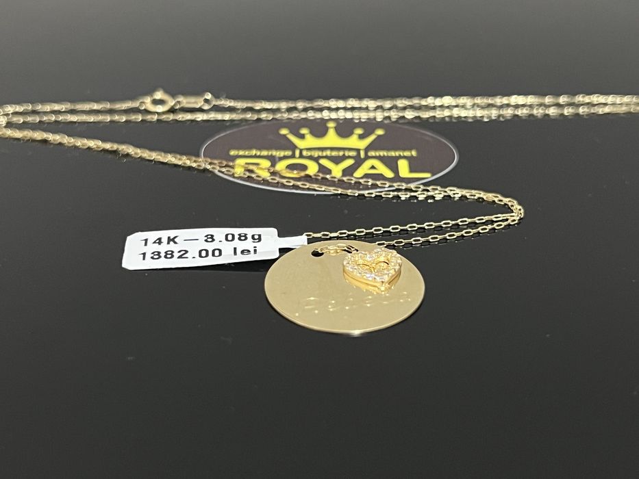 Bijuteria Royal CB : Lant Rebeca aur 14k 585  3,08 gr