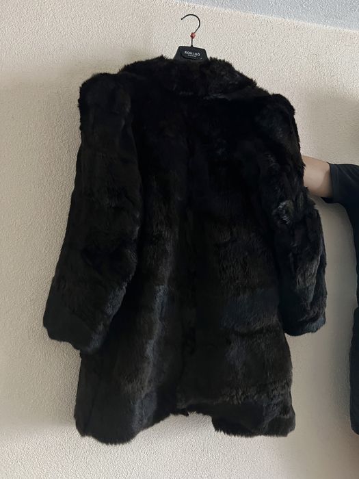 Палто естествен косъм