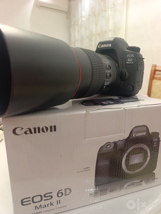 Canon 6D Mark ll+lens Ef 100 mm+ Godox MF R76