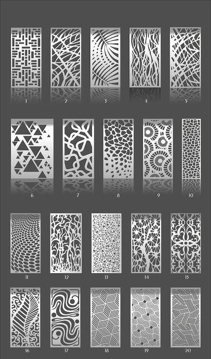 Porti si panouri de gard decupate la plasma- Modele Noi