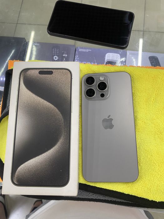 Iphone 15pro max 256gb xolati zor karobka bor
