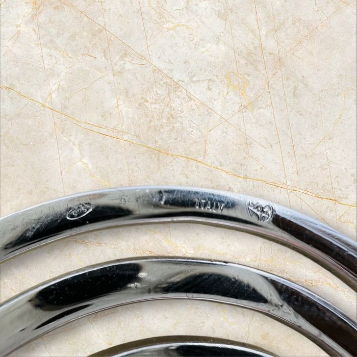 Nuovegiote сребърно твърдо колие с розов кварц