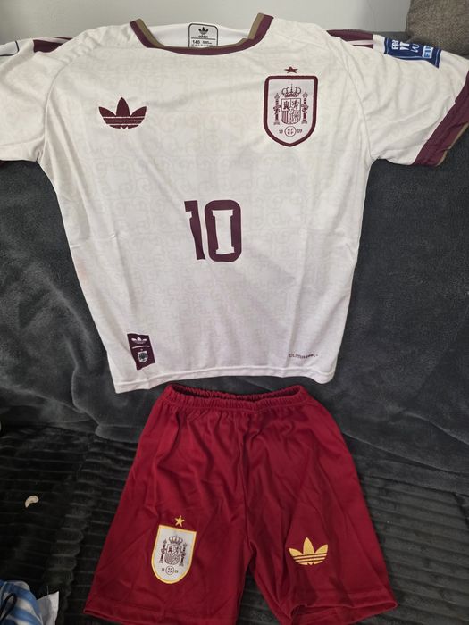 Echipament Adidas fotbal pentru copii, tricou, pantaloni Lamine Yamal
