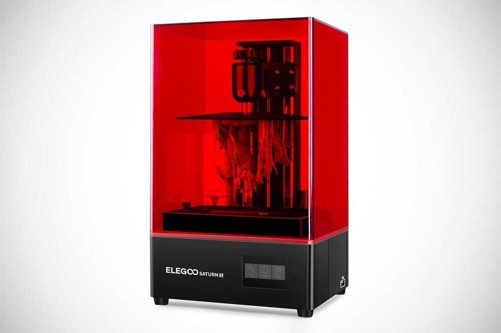 Imprimanta 3D ELEGOO Saturn S + Wash & Cure Machine + 1.5 L Rasina