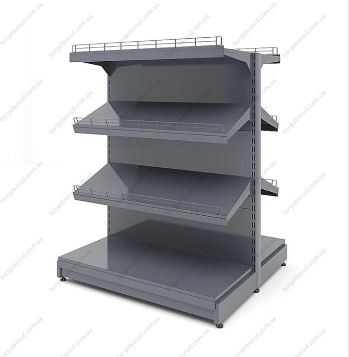 Oziq Ovqat Marketlar Uchun Temir Stellaj Temir Polkalar Vitrina