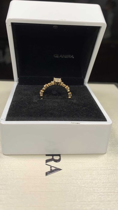 Inel din aur placat cu diamante VS