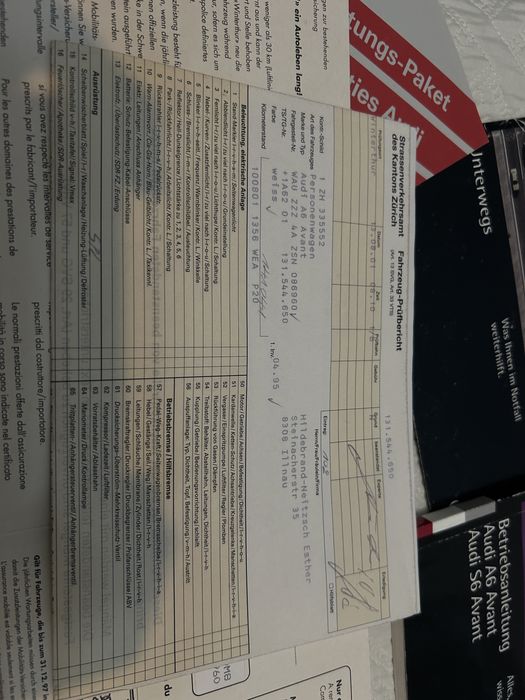 Сервисная книжка ауди а6 avant