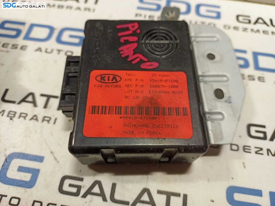 Kit Pornire ECU Calculator Motor Imobizilator Contact cu Cheie Kia Picanto 2007 - 2011 Cod 39110-02KC0 9001040012KC [L0987]