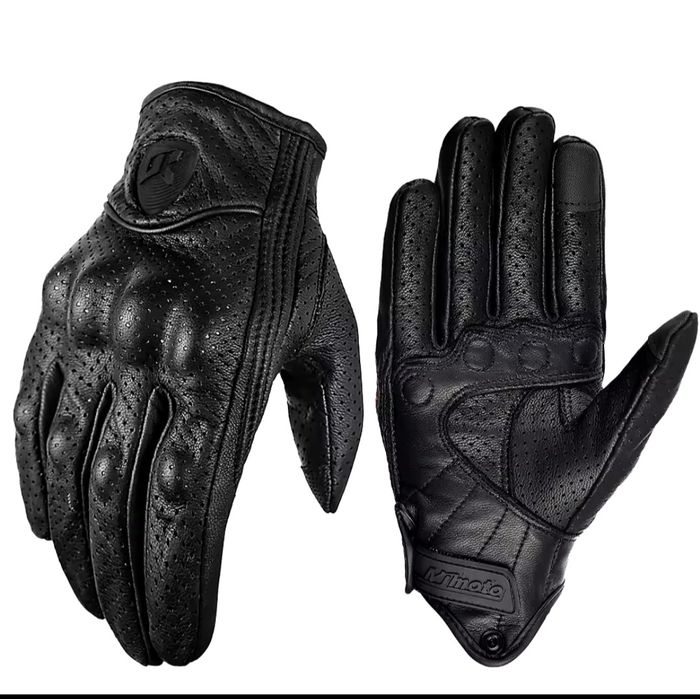 Mănuși motociclist piele naturala