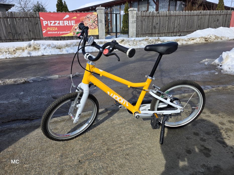 Bicicleta Woom 3 galbena