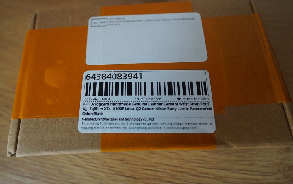 Curea mana wrist strap pentru aparate foto/video, piele naturala