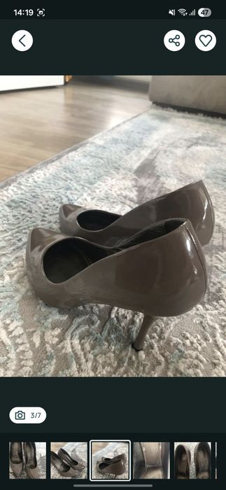 Pantofi din piele naturala! Nr 38