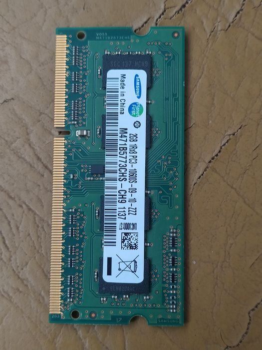 ОЗУ 2 гб ноутбука