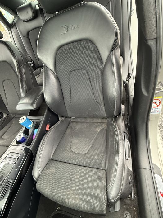 Set scaune audi a4 b8.5 b8 s line alcantara FARA INCALZIRE!