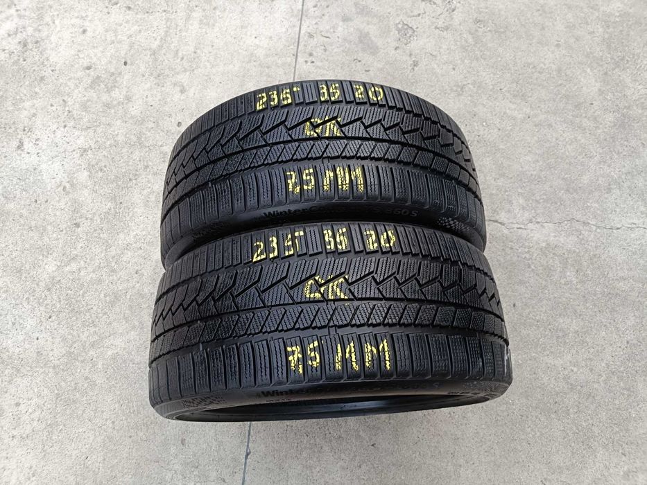 Doua anvelope iarna 235 35 20 continental wintercontact TS 860S 7,5 mm