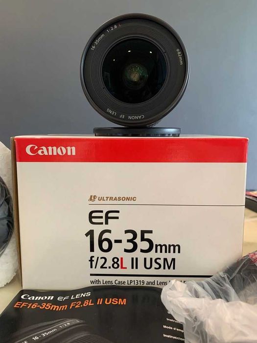 Canon EF 16-35mm f/2.8L II USM impecabil la cutie