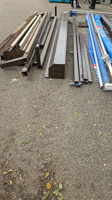 Vand foișor de metal 3,75 x 1,75m