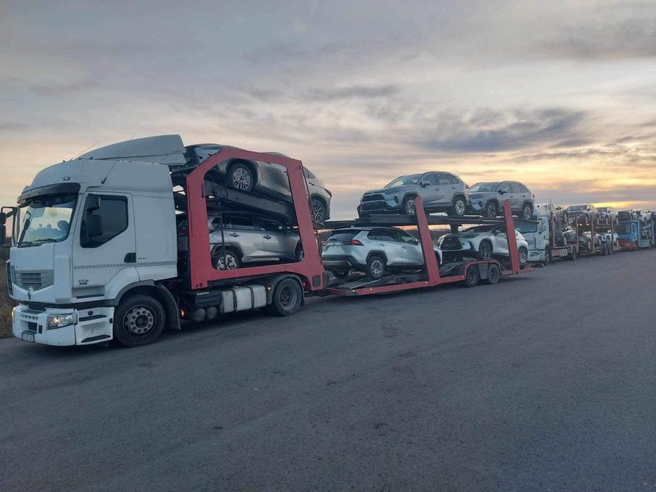 Transport autoturisme microbuze dube utilaje Italia  Romania