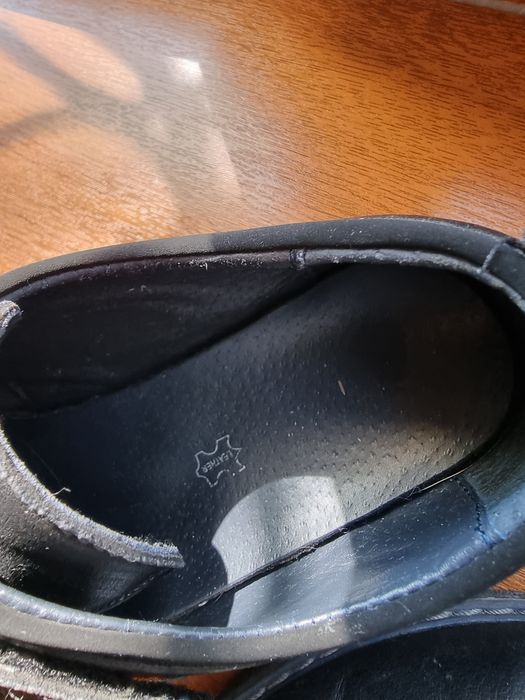 Туфли школьные кожаные