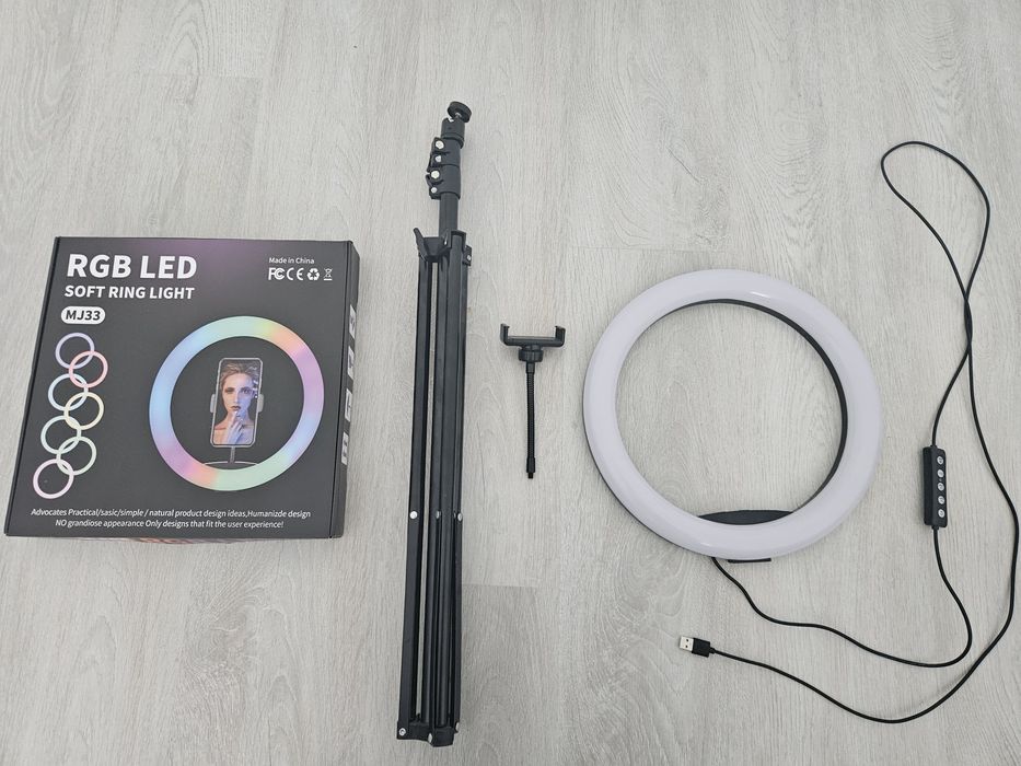 Кольцевая лампа RGB MJ33