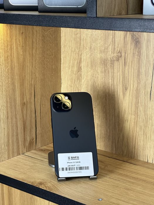 айфон 15 черный 100%