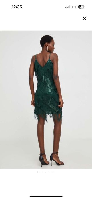 Дамска рокля с ресни Answear Lab