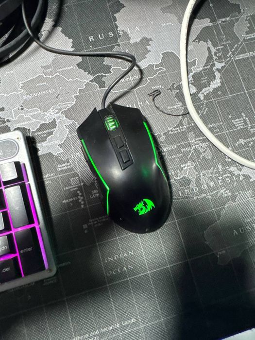 Игровая клавиатура и мышь HP K100 и Redragon G106 RGB