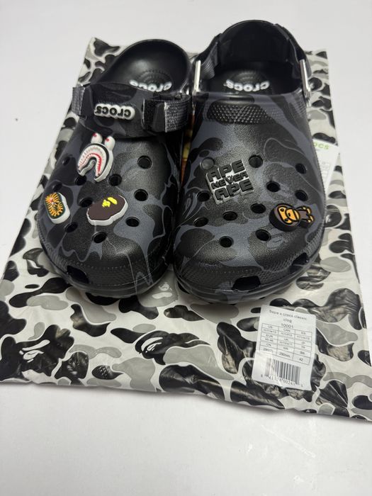 Crocs Bape black