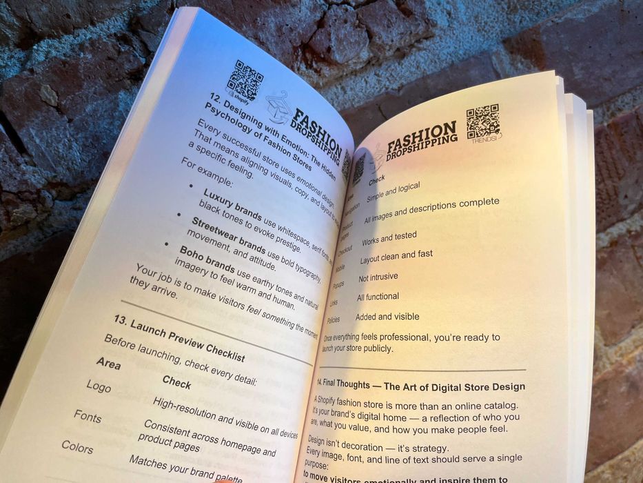 Книга за дропшипинг на дрехи и мода със Shopify (Английски език)