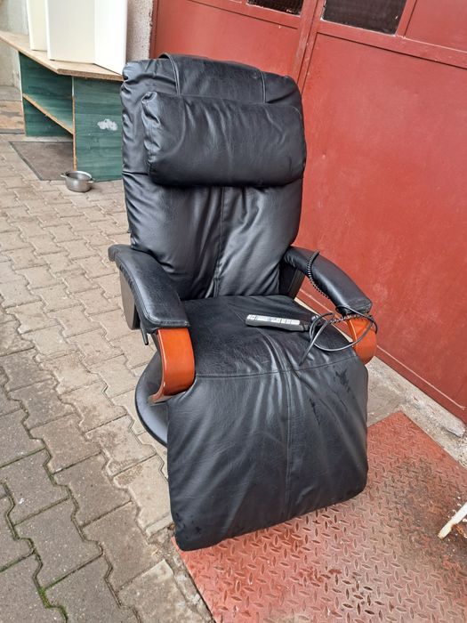 Fotoliu piele cu MASAJ