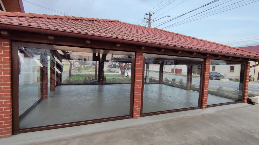 Rulouri Folie Transparenta Casetate cu Ghidaje.