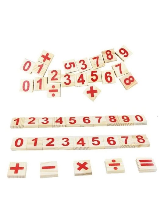 ZERDE касса счетных материалов, дерево, мультиколор