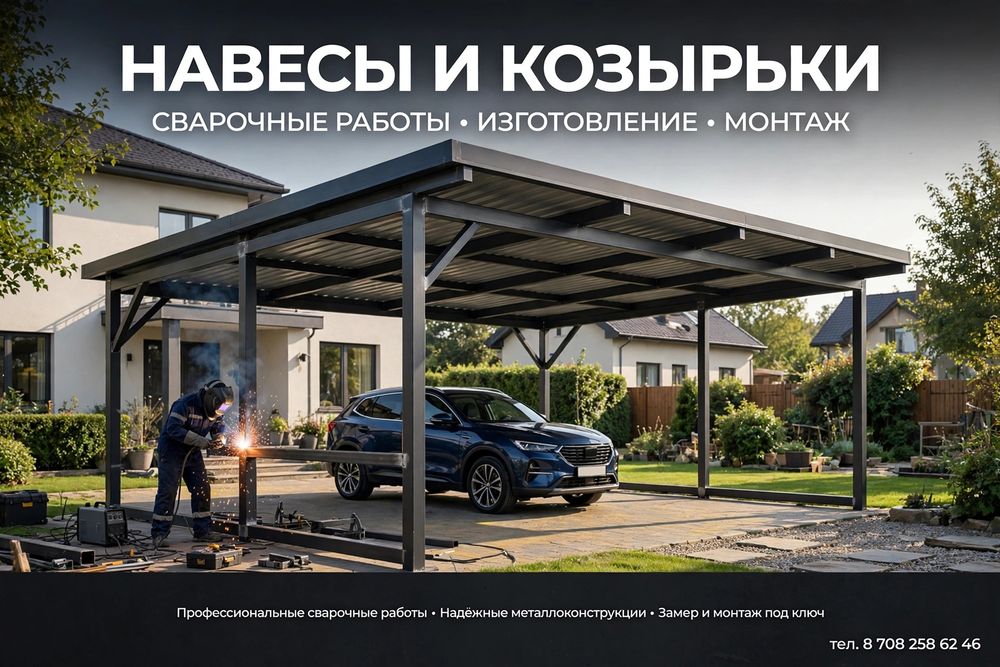 Сварочный бригада. Варота Навес