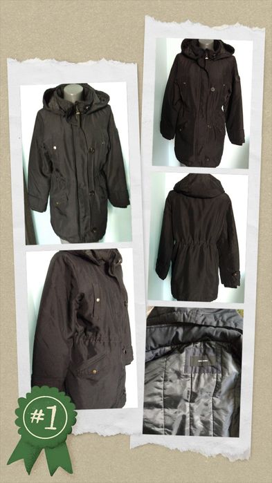 Дамски топли шуби тип парка / голям размер