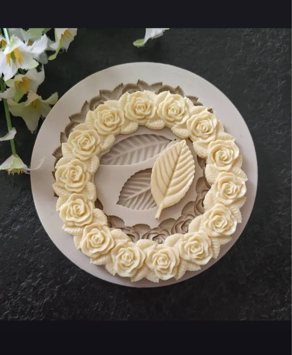 силиконовая формочка розы