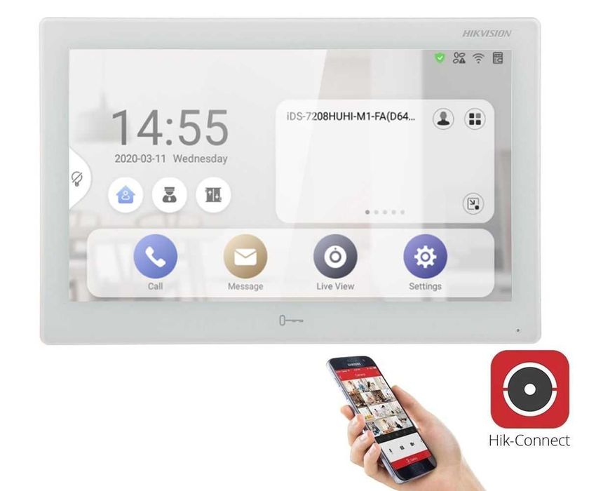 Hikvision ДОМОФОН-Терминал доступа с распознаванием лиц DS-K1T344MX-E1