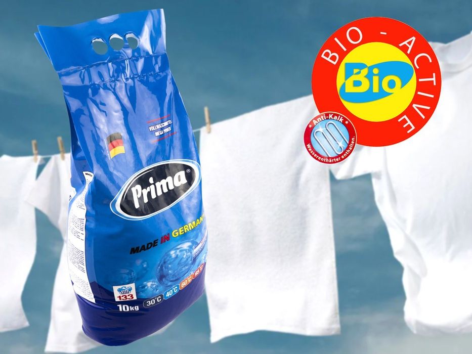 Стиральный порошок концентрированный PRIMA. 10 кг. Оптовая продажа.