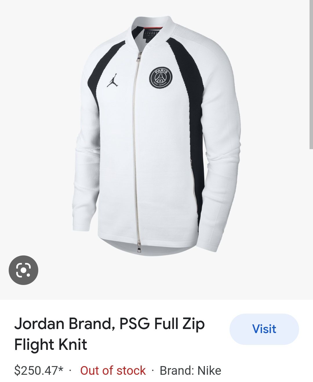 Psg jordan flight knit top