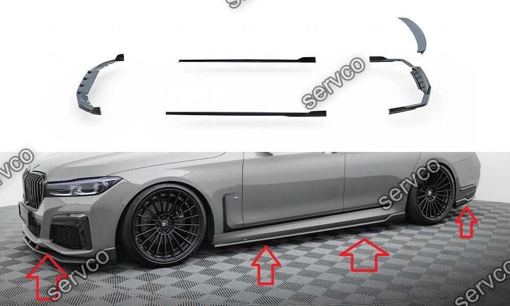 Pachet tuning Bmw Seria 7 G11 MPack Facelift 2019-2022 Fibra Carbon