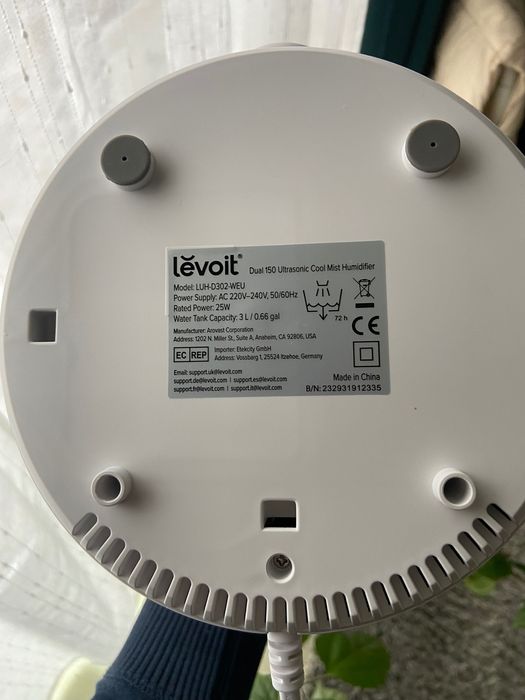Umidificator levoit 3l
