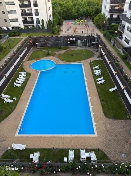 3 camere | Iancu Nicolae – Băneasa | 100 mp utili | piscină & sală — fotografia 1