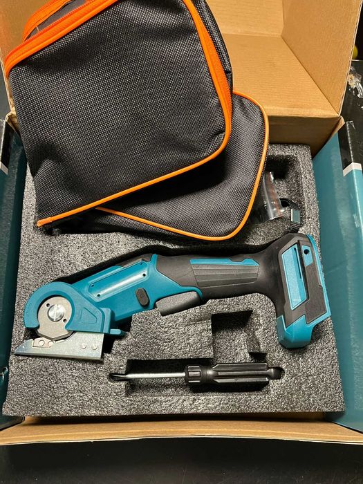 Foarfecă electrică pentru tăiere carton cu baterie, compatibilă cu Makita de 18 V