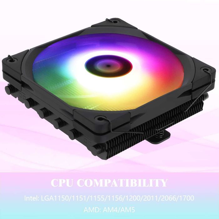 Thermalright AXP-120-X67 Cooler CPU cu profil redus ARGB PWM AMD Intel